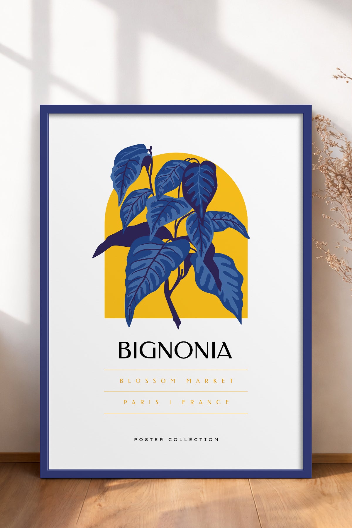HOMEPACK Ahşap Çerçeveli Tablo Çerçeveli Poster Sanatsal Modern Duvar Dekoru BLOSSOM-20