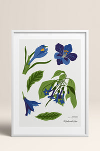 HOMEPACK Ahşap Çerçeveli Tablo Çerçeveli Poster Sanatsal Modern Duvar Dekoru BLOSSOM-24
