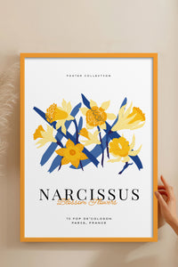 HOMEPACK Ahşap Çerçeveli Tablo Çerçeveli Poster Sanatsal Modern Duvar Dekoru BLOSSOM-26