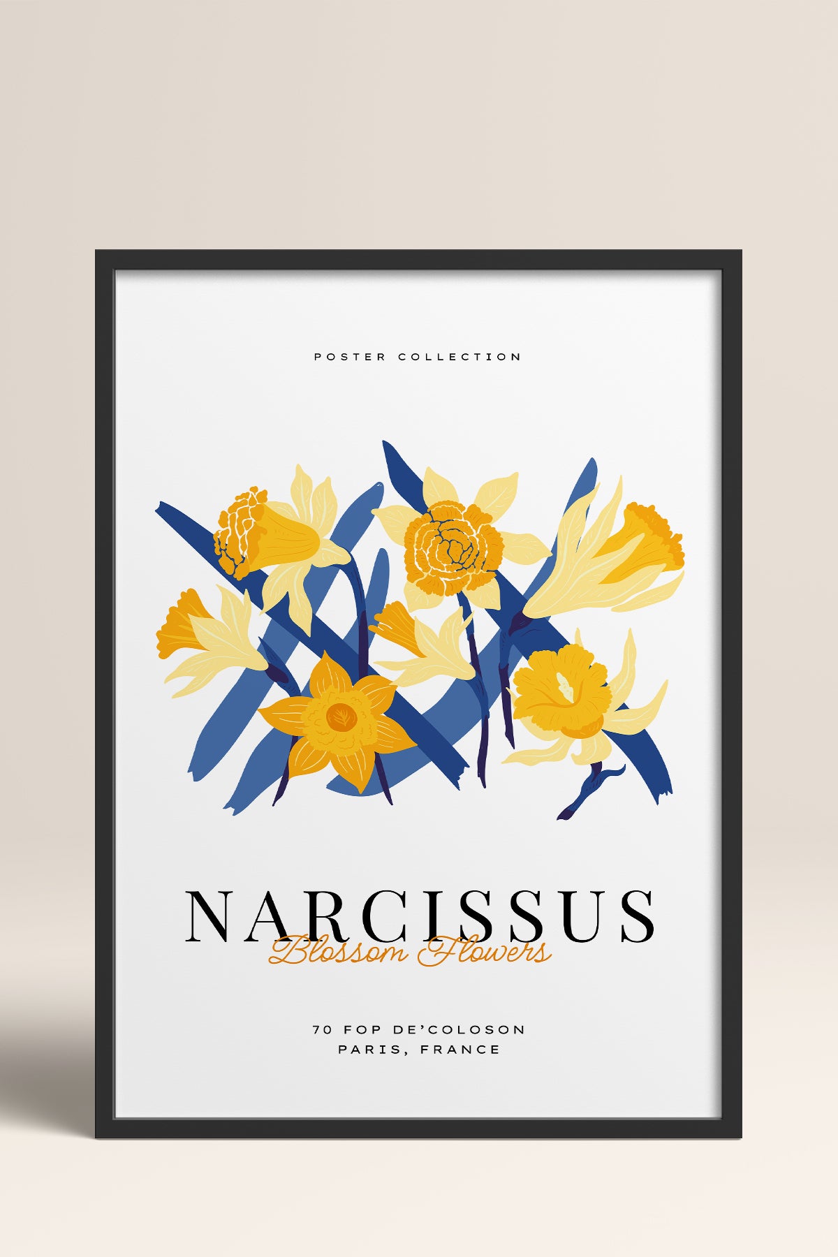 HOMEPACK Ahşap Çerçeveli Tablo Çerçeveli Poster Sanatsal Modern Duvar Dekoru BLOSSOM-26