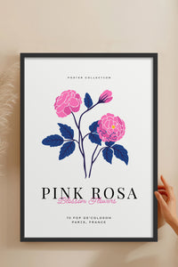 HOMEPACK Ahşap Çerçeveli Tablo Çerçeveli Poster Sanatsal Modern Duvar Dekoru BLOSSOM-28