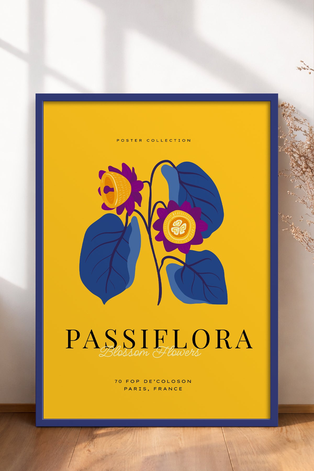 HOMEPACK Ahşap Çerçeveli Tablo Çerçeveli Poster Sanatsal Modern Duvar Dekoru BLOSSOM-29