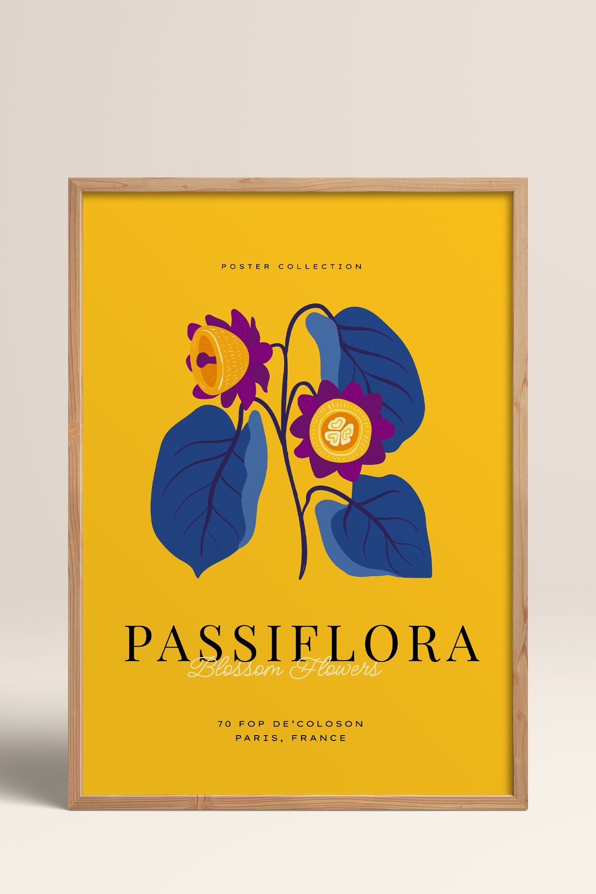 HOMEPACK Ahşap Çerçeveli Tablo Çerçeveli Poster Sanatsal Modern Duvar Dekoru BLOSSOM-29