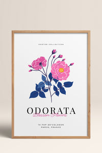 HOMEPACK Ahşap Çerçeveli Tablo Çerçeveli Poster Sanatsal Modern Duvar Dekoru BLOSSOM-30