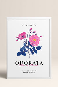 HOMEPACK Ahşap Çerçeveli Tablo Çerçeveli Poster Sanatsal Modern Duvar Dekoru BLOSSOM-30
