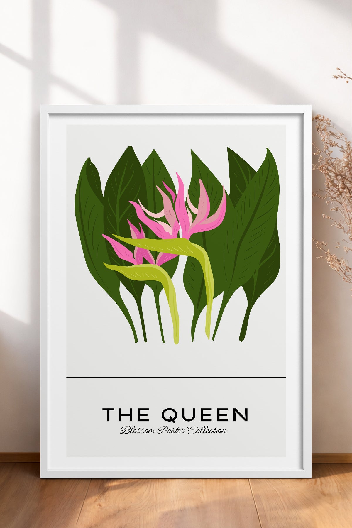 HOMEPACK Ahşap Çerçeveli Tablo Çerçeveli Poster Sanatsal Modern Duvar Dekoru BLOSSOM-31
