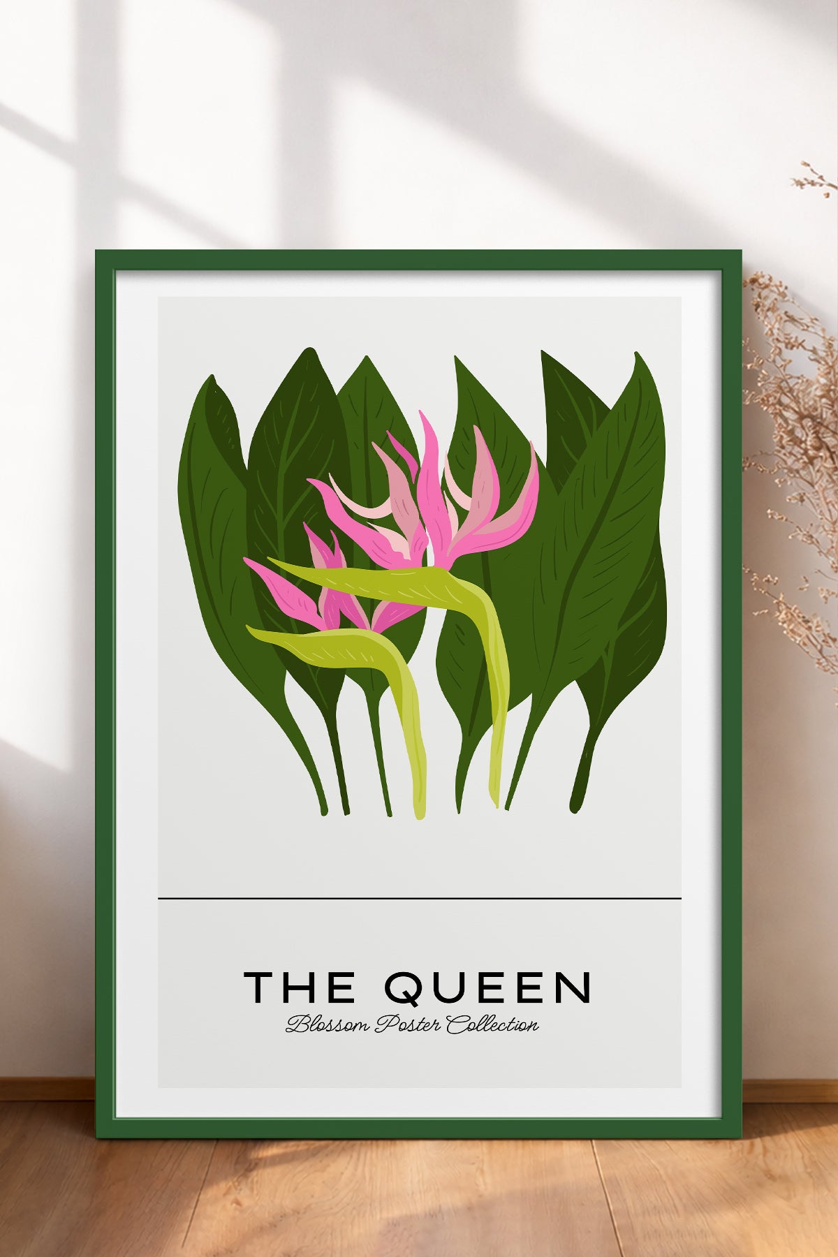HOMEPACK Ahşap Çerçeveli Tablo Çerçeveli Poster Sanatsal Modern Duvar Dekoru BLOSSOM-31