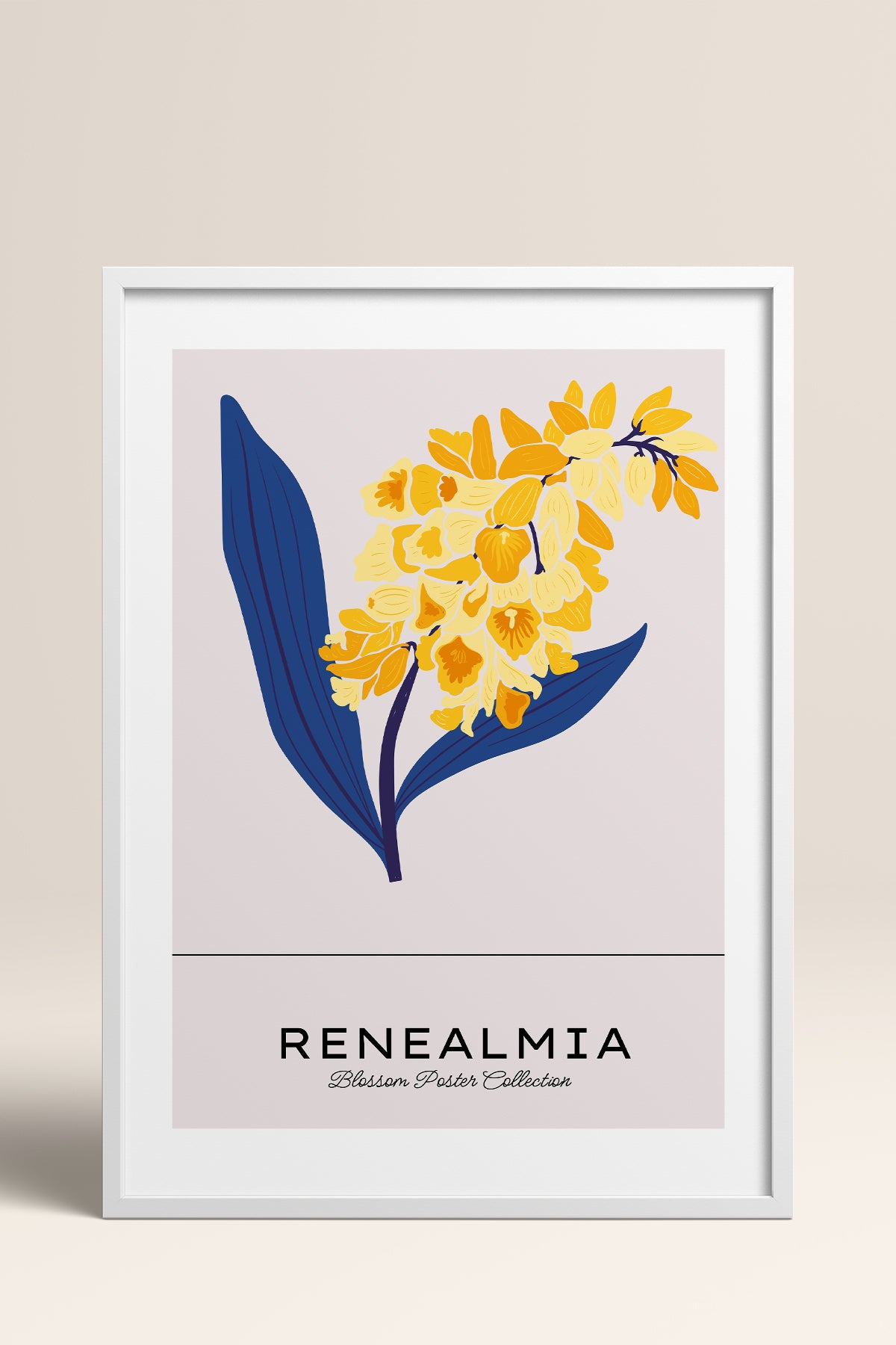 HOMEPACK Ahşap Çerçeveli Tablo Çerçeveli Poster Sanatsal Modern Duvar Dekoru BLOSSOM-32