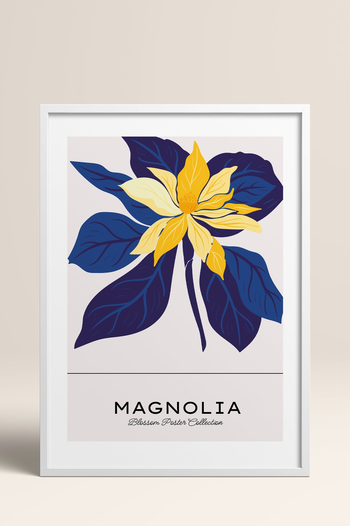 HOMEPACK Ahşap Çerçeveli Tablo Çerçeveli Poster Sanatsal Modern Duvar Dekoru BLOSSOM-33