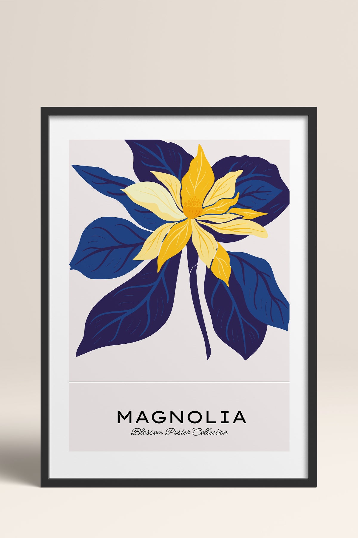 HOMEPACK Ahşap Çerçeveli Tablo Çerçeveli Poster Sanatsal Modern Duvar Dekoru BLOSSOM-33