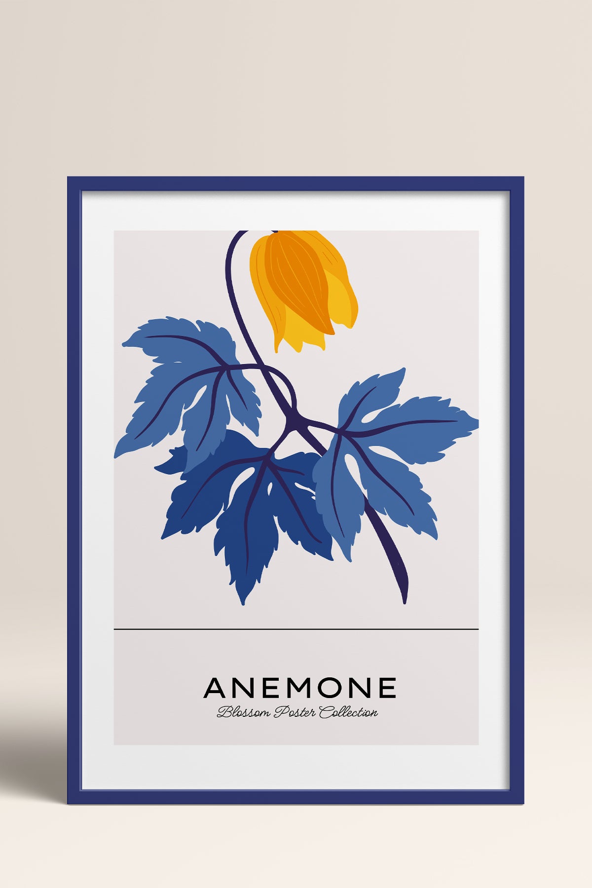 HOMEPACK Ahşap Çerçeveli Tablo Çerçeveli Poster Sanatsal Modern Duvar Dekoru BLOSSOM-35