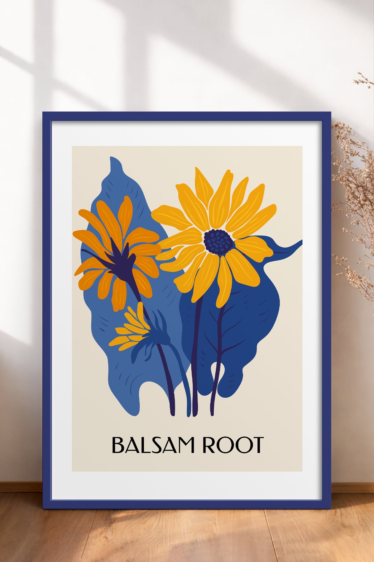 HOMEPACK Ahşap Çerçeveli Tablo Çerçeveli Poster Sanatsal Modern Duvar Dekoru BLOSSOM-38