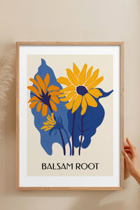 HOMEPACK Ahşap Çerçeveli Tablo Çerçeveli Poster Sanatsal Modern Duvar Dekoru BLOSSOM-38