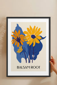 HOMEPACK Ahşap Çerçeveli Tablo Çerçeveli Poster Sanatsal Modern Duvar Dekoru BLOSSOM-38