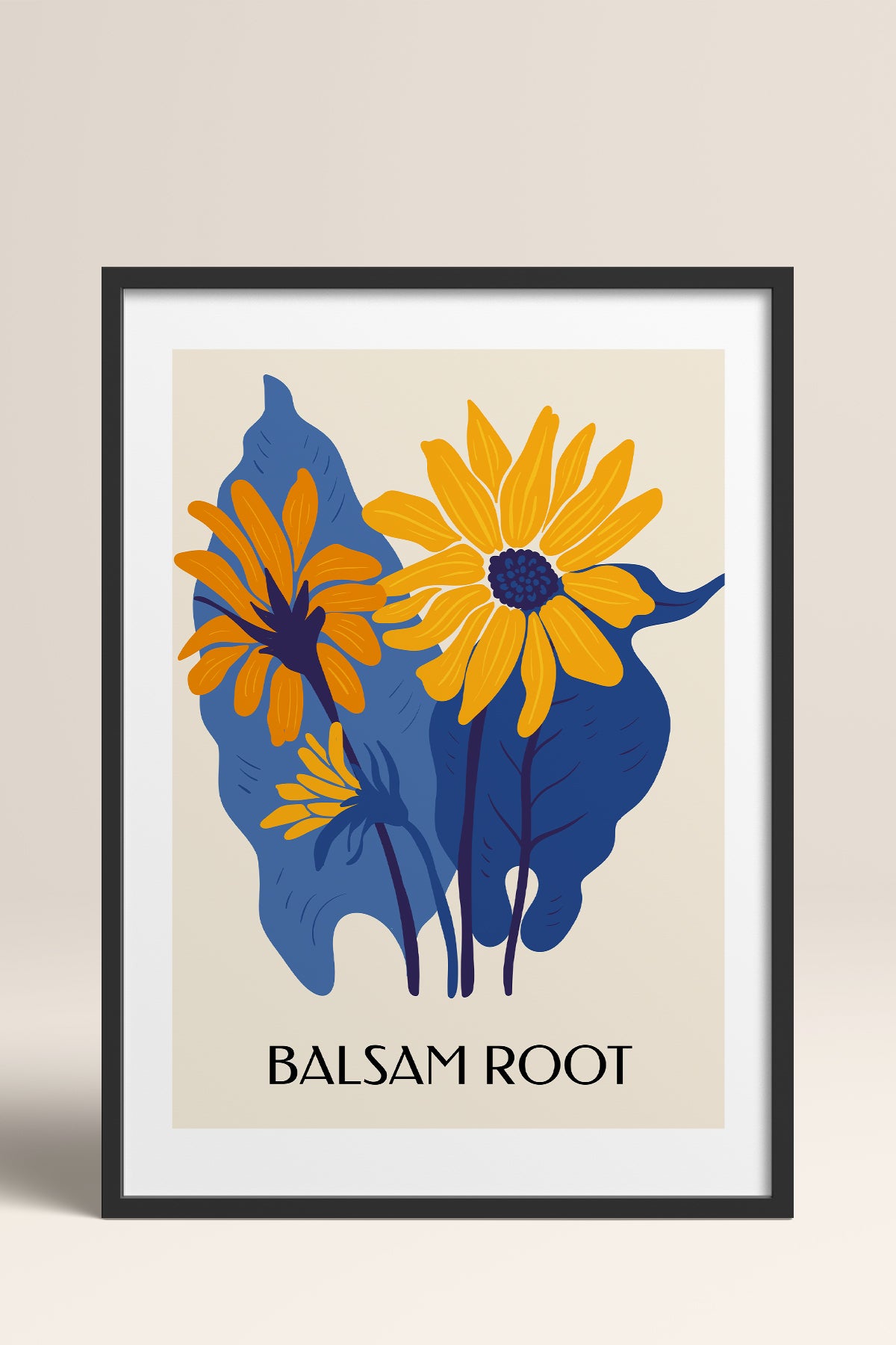 HOMEPACK Ahşap Çerçeveli Tablo Çerçeveli Poster Sanatsal Modern Duvar Dekoru BLOSSOM-38