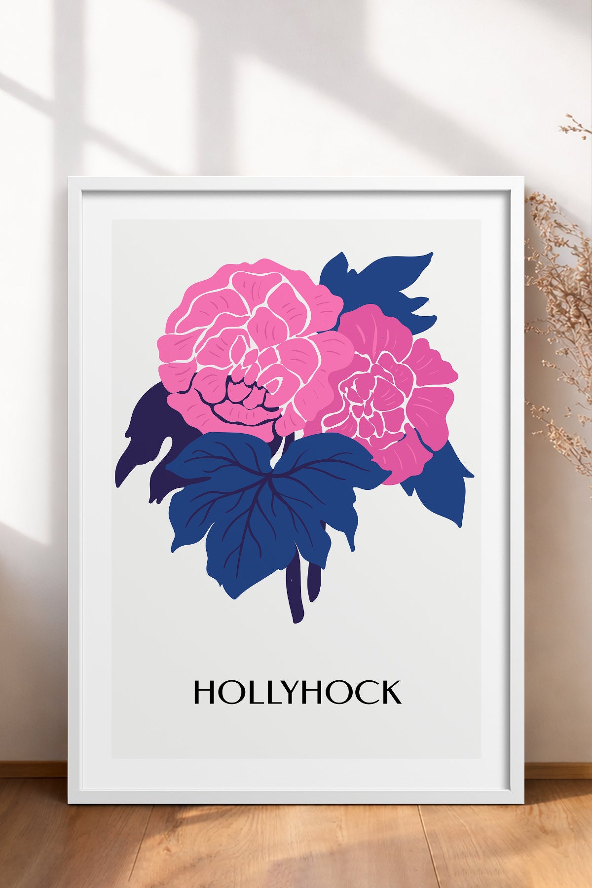 HOMEPACK Ahşap Çerçeveli Tablo Çerçeveli Poster Sanatsal Modern Duvar Dekoru BLOSSOM-39