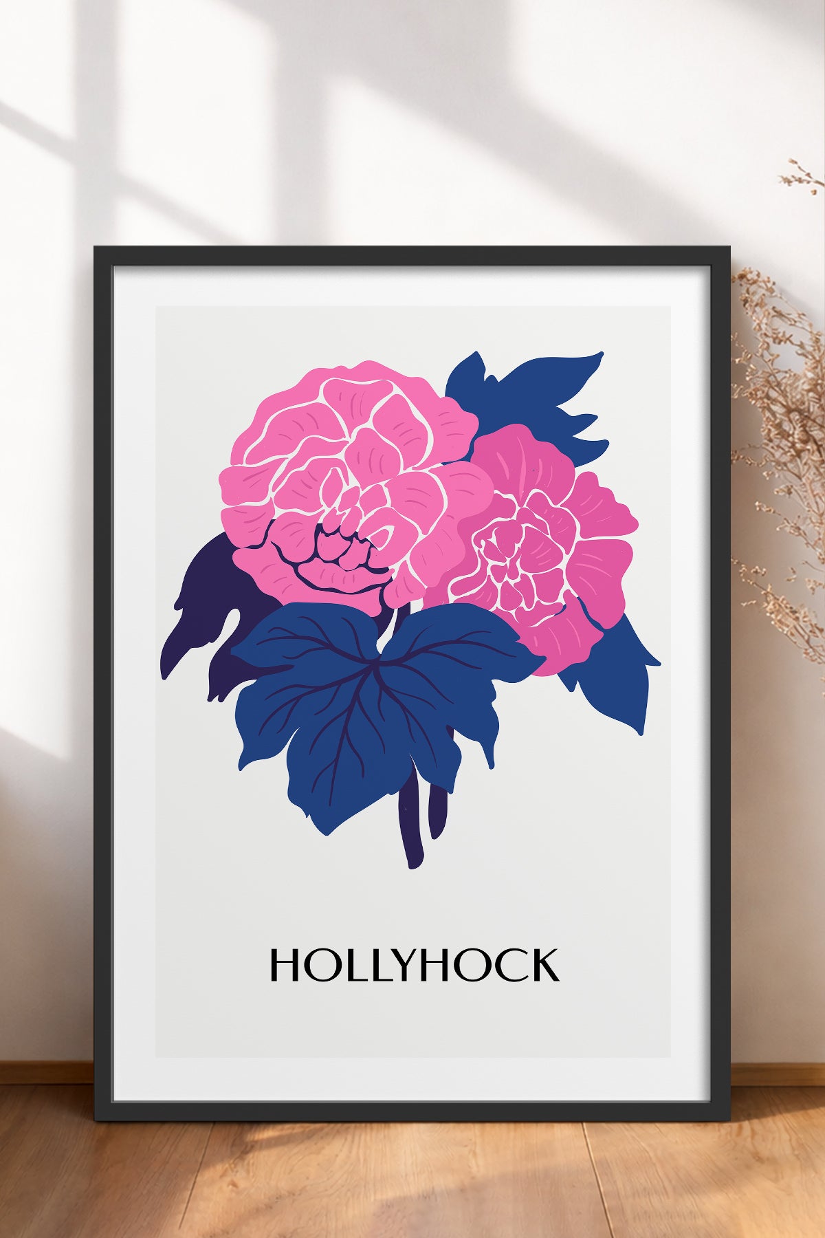 HOMEPACK Ahşap Çerçeveli Tablo Çerçeveli Poster Sanatsal Modern Duvar Dekoru BLOSSOM-39
