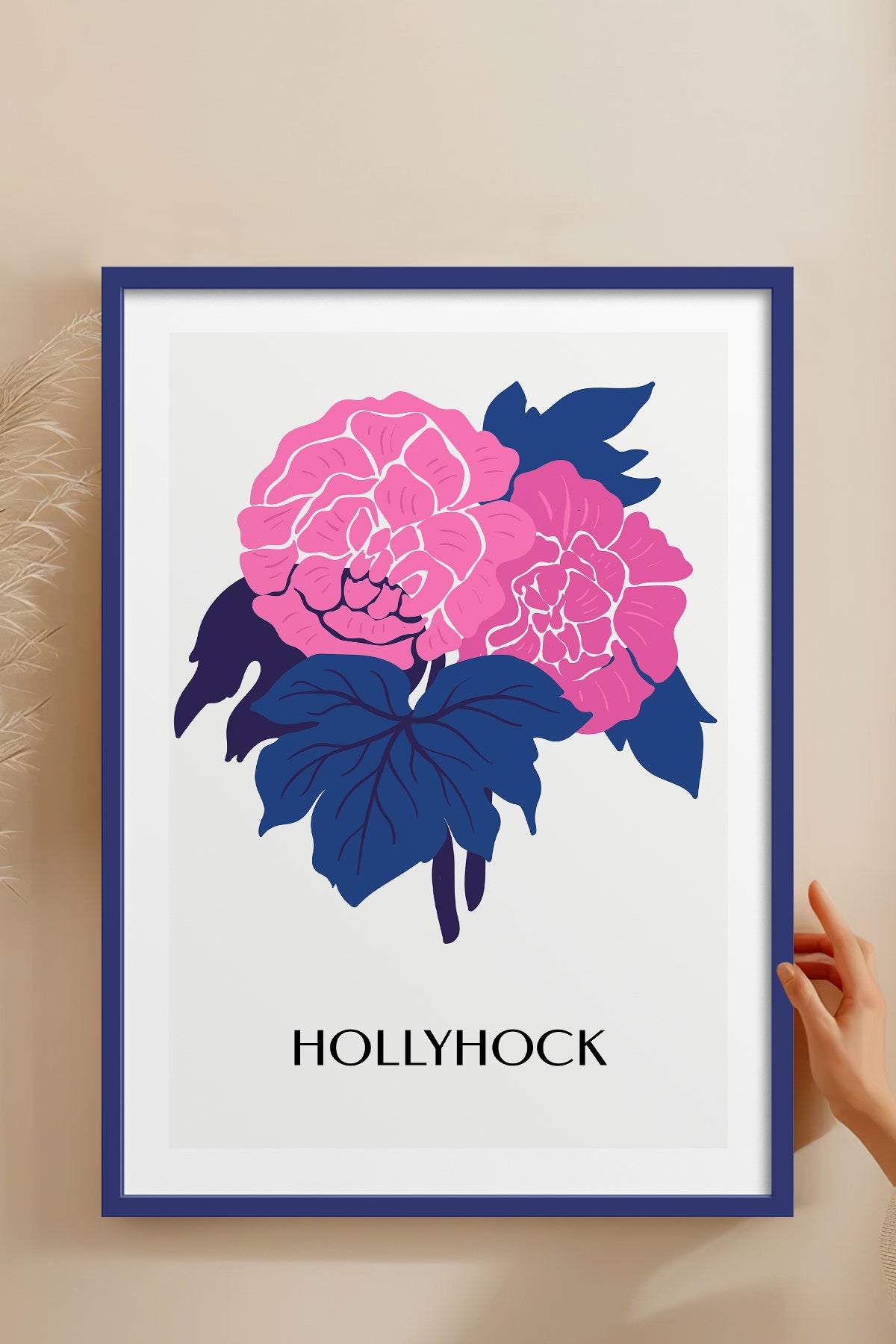 HOMEPACK Ahşap Çerçeveli Tablo Çerçeveli Poster Sanatsal Modern Duvar Dekoru BLOSSOM-39