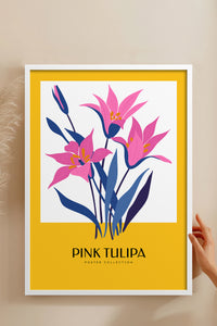 HOMEPACK Ahşap Çerçeveli Tablo Çerçeveli Poster Sanatsal Modern Duvar Dekoru BLOSSOM-40