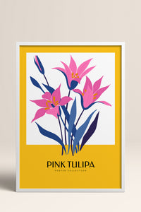HOMEPACK Ahşap Çerçeveli Tablo Çerçeveli Poster Sanatsal Modern Duvar Dekoru BLOSSOM-40