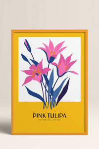 HOMEPACK Ahşap Çerçeveli Tablo Çerçeveli Poster Sanatsal Modern Duvar Dekoru BLOSSOM-40
