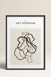 HOMEPACK Ahşap Çerçeveli Tablo Çerçeveli Poster Sanatsal Modern Duvar Dekoru BOHEMIAN-01