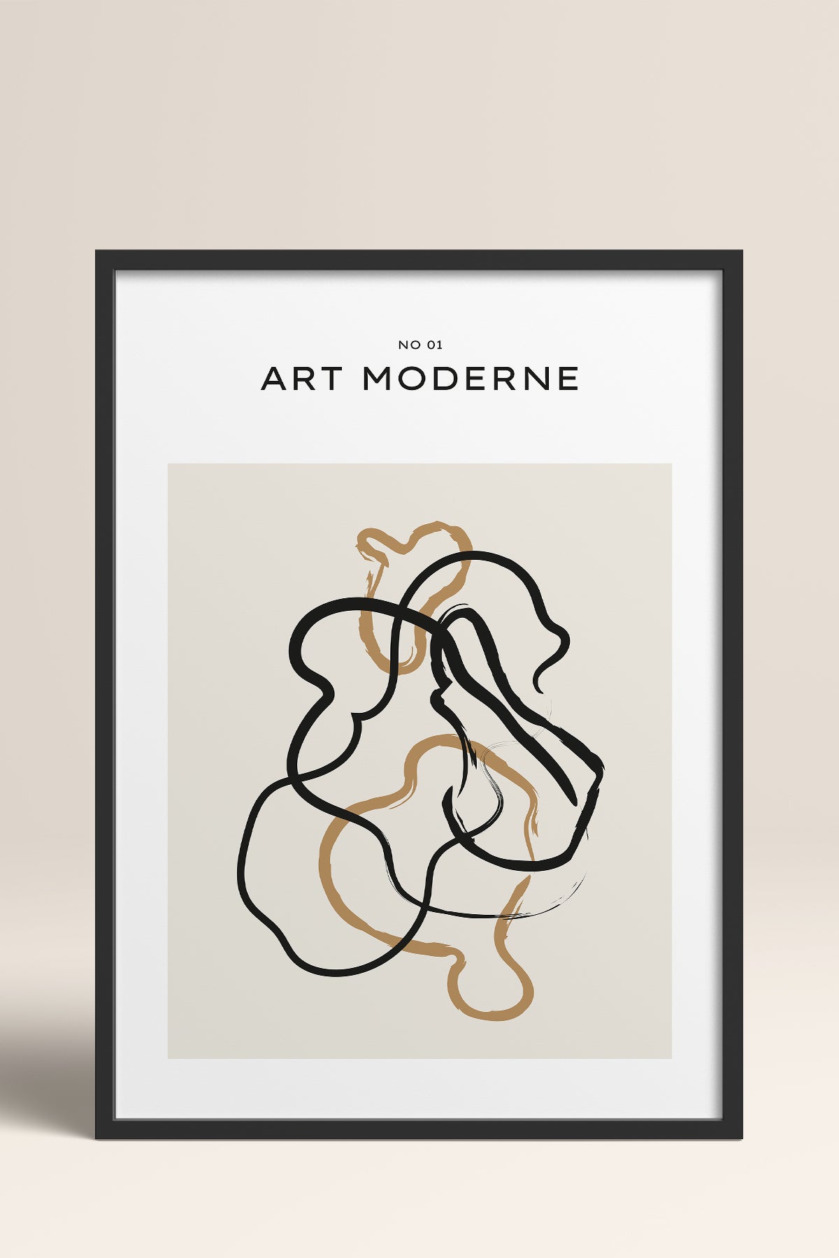 HOMEPACK Ahşap Çerçeveli Tablo Çerçeveli Poster Sanatsal Modern Duvar Dekoru BOHEMIAN-01