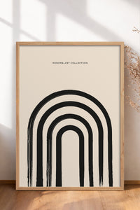 HOMEPACK Ahşap Çerçeveli Tablo Çerçeveli Poster Sanatsal Modern Duvar Dekoru BOHEMIAN-02