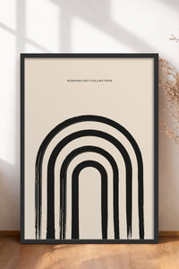 HOMEPACK Ahşap Çerçeveli Tablo Çerçeveli Poster Sanatsal Modern Duvar Dekoru BOHEMIAN-02