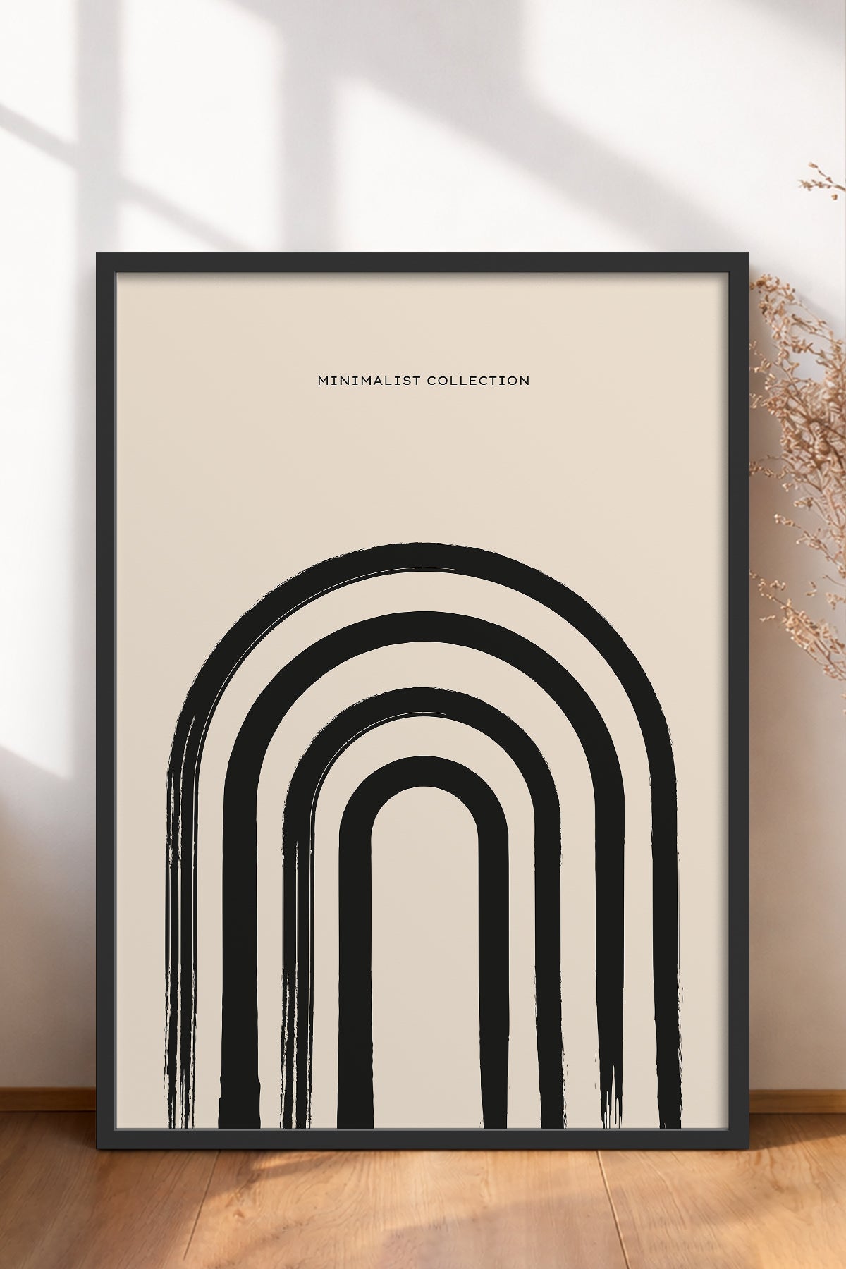 HOMEPACK Ahşap Çerçeveli Tablo Çerçeveli Poster Sanatsal Modern Duvar Dekoru BOHEMIAN-02