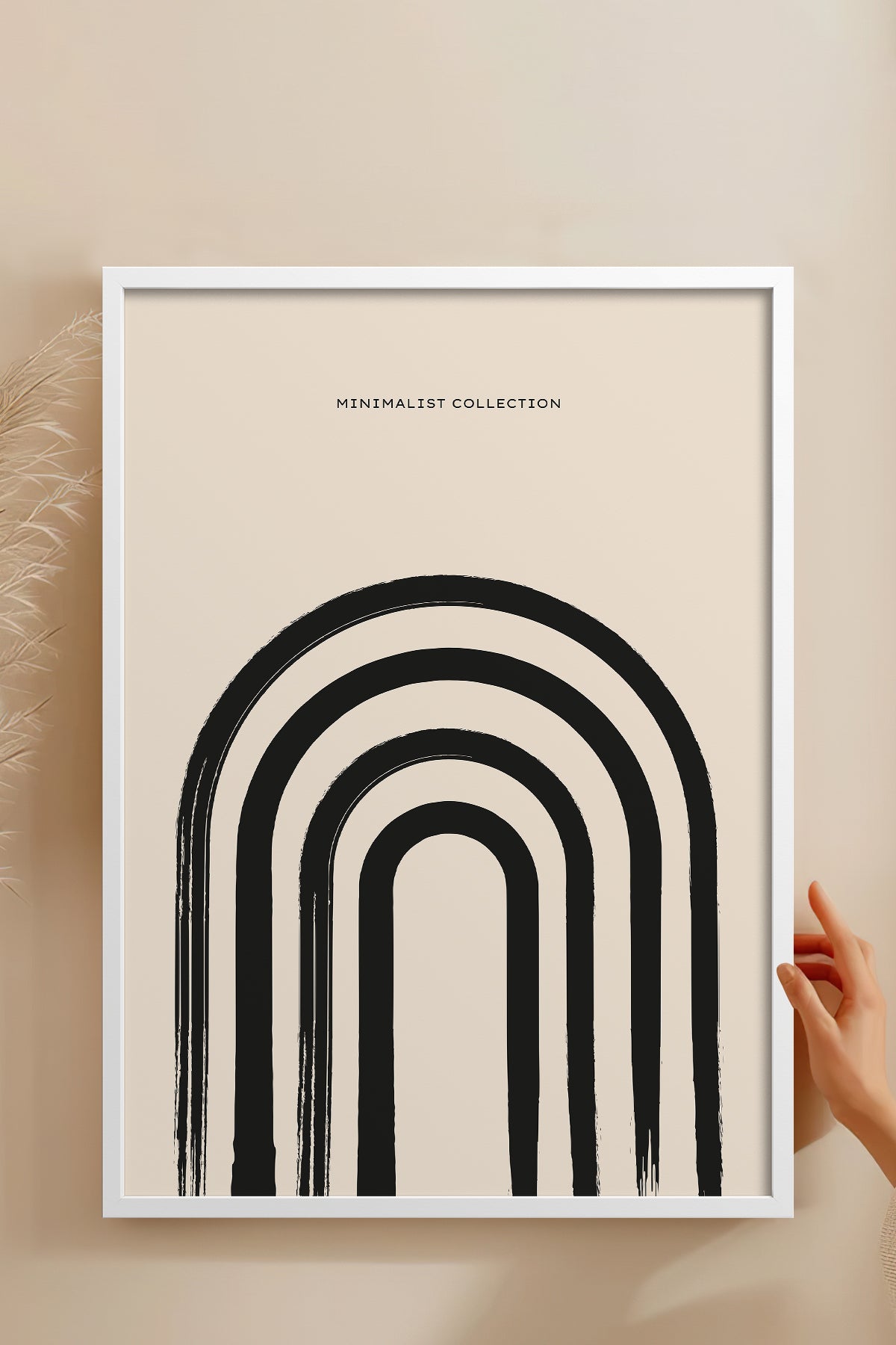 HOMEPACK Ahşap Çerçeveli Tablo Çerçeveli Poster Sanatsal Modern Duvar Dekoru BOHEMIAN-02