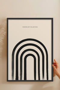 HOMEPACK Ahşap Çerçeveli Tablo Çerçeveli Poster Sanatsal Modern Duvar Dekoru BOHEMIAN-02