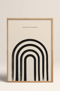 HOMEPACK Ahşap Çerçeveli Tablo Çerçeveli Poster Sanatsal Modern Duvar Dekoru BOHEMIAN-02
