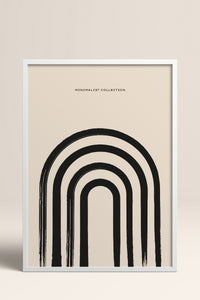HOMEPACK Ahşap Çerçeveli Tablo Çerçeveli Poster Sanatsal Modern Duvar Dekoru BOHEMIAN-02