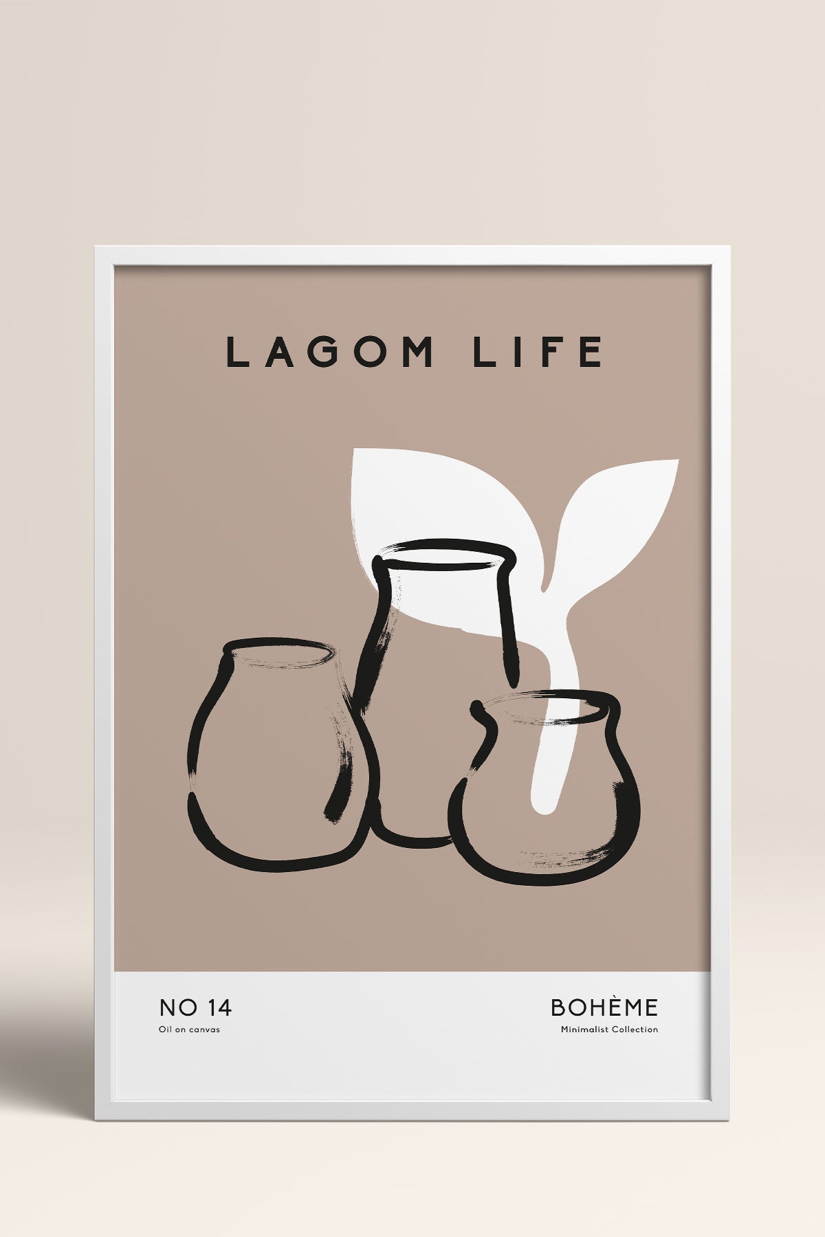 HOMEPACK Ahşap Çerçeveli Tablo Çerçeveli Poster Sanatsal Modern Duvar Dekoru BOHEMIAN-04