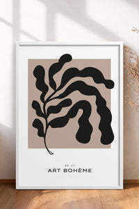 HOMEPACK Ahşap Çerçeveli Tablo Çerçeveli Poster Sanatsal Modern Duvar Dekoru BOHEMIAN-07