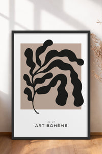 HOMEPACK Ahşap Çerçeveli Tablo Çerçeveli Poster Sanatsal Modern Duvar Dekoru BOHEMIAN-07