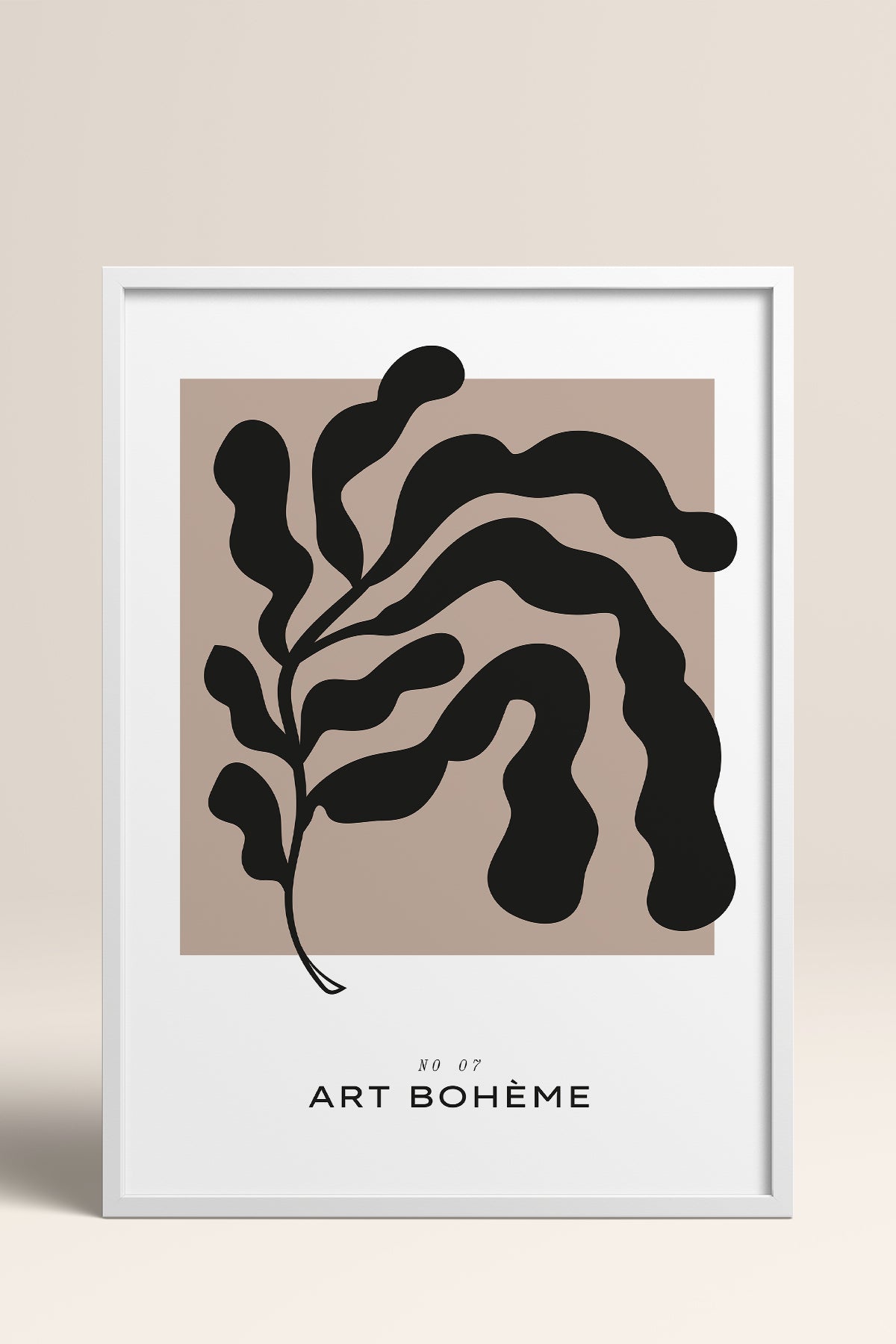 HOMEPACK Ahşap Çerçeveli Tablo Çerçeveli Poster Sanatsal Modern Duvar Dekoru BOHEMIAN-07