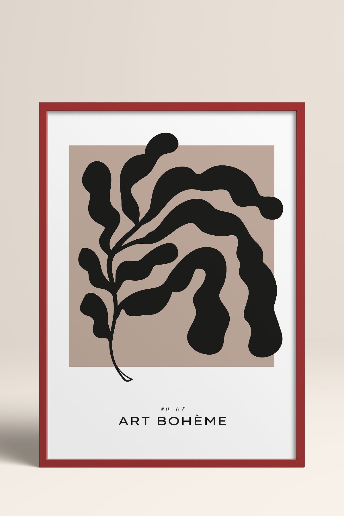 HOMEPACK Ahşap Çerçeveli Tablo Çerçeveli Poster Sanatsal Modern Duvar Dekoru BOHEMIAN-07