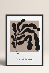 HOMEPACK Ahşap Çerçeveli Tablo Çerçeveli Poster Sanatsal Modern Duvar Dekoru BOHEMIAN-07
