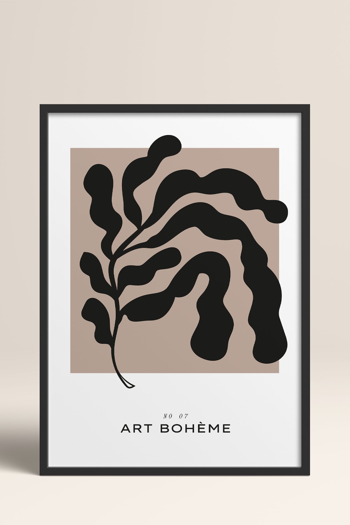 HOMEPACK Ahşap Çerçeveli Tablo Çerçeveli Poster Sanatsal Modern Duvar Dekoru BOHEMIAN-07