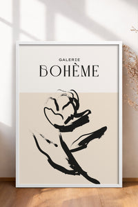 HOMEPACK Ahşap Çerçeveli Tablo Çerçeveli Poster Sanatsal Modern Duvar Dekoru BOHEMIAN-09