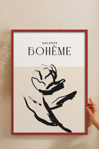 HOMEPACK Ahşap Çerçeveli Tablo Çerçeveli Poster Sanatsal Modern Duvar Dekoru BOHEMIAN-09
