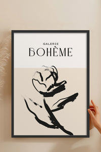 HOMEPACK Ahşap Çerçeveli Tablo Çerçeveli Poster Sanatsal Modern Duvar Dekoru BOHEMIAN-09