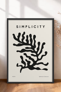 HOMEPACK Ahşap Çerçeveli Tablo Çerçeveli Poster Sanatsal Modern Duvar Dekoru BOHEMIAN-10