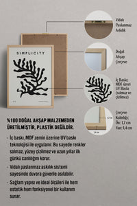 HOMEPACK Ahşap Çerçeveli Tablo Çerçeveli Poster Sanatsal Modern Duvar Dekoru BOHEMIAN-10