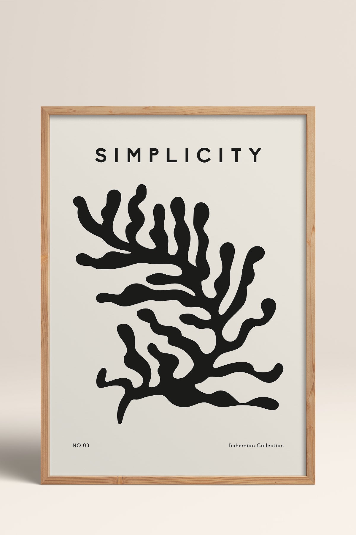 HOMEPACK Ahşap Çerçeveli Tablo Çerçeveli Poster Sanatsal Modern Duvar Dekoru BOHEMIAN-10