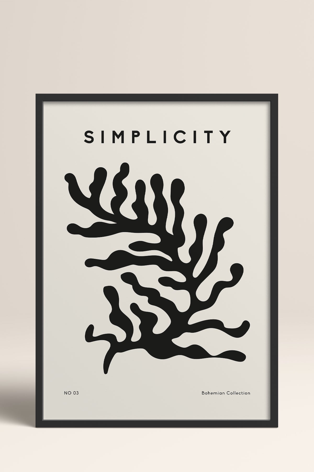 HOMEPACK Ahşap Çerçeveli Tablo Çerçeveli Poster Sanatsal Modern Duvar Dekoru BOHEMIAN-10