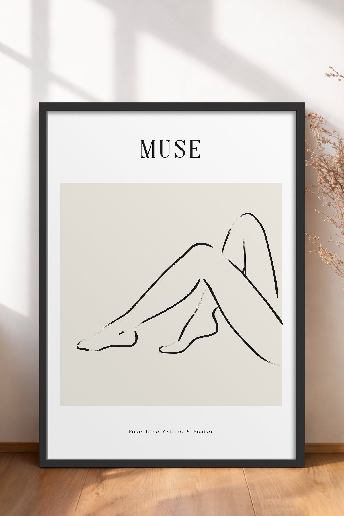 HOMEPACK Ahşap Çerçeveli Tablo Çerçeveli Poster Sanatsal Modern Duvar Dekoru BOHEMIAN-12