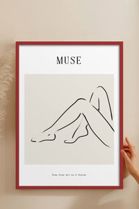 HOMEPACK Ahşap Çerçeveli Tablo Çerçeveli Poster Sanatsal Modern Duvar Dekoru BOHEMIAN-12